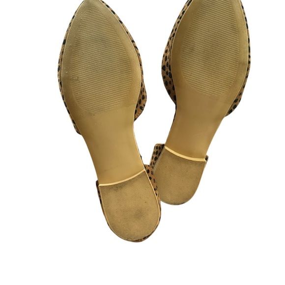 Isaac Mizrahi Cheetah Print Pointed Flats – Size 8 - Picture 3 of 4